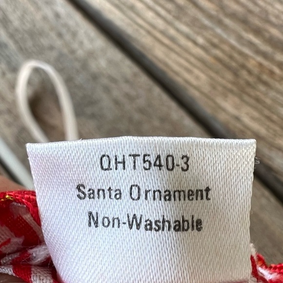 Vintage Hallmark Wooden Sleepy Santa Christmas Ornament Striped Pajamas 1986 - Picture 6 of 6